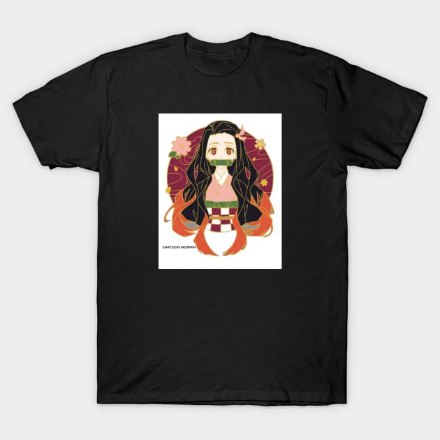 Cartoon women design T-Shirt by Afastore